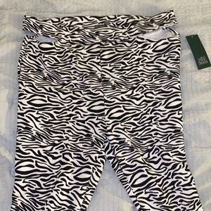 Zebra pants with hip cut out!